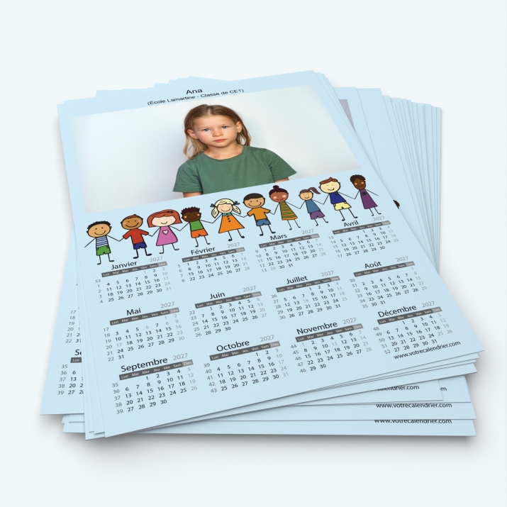 Pack multi calendriers - Minimum de commande 20 exemplaires