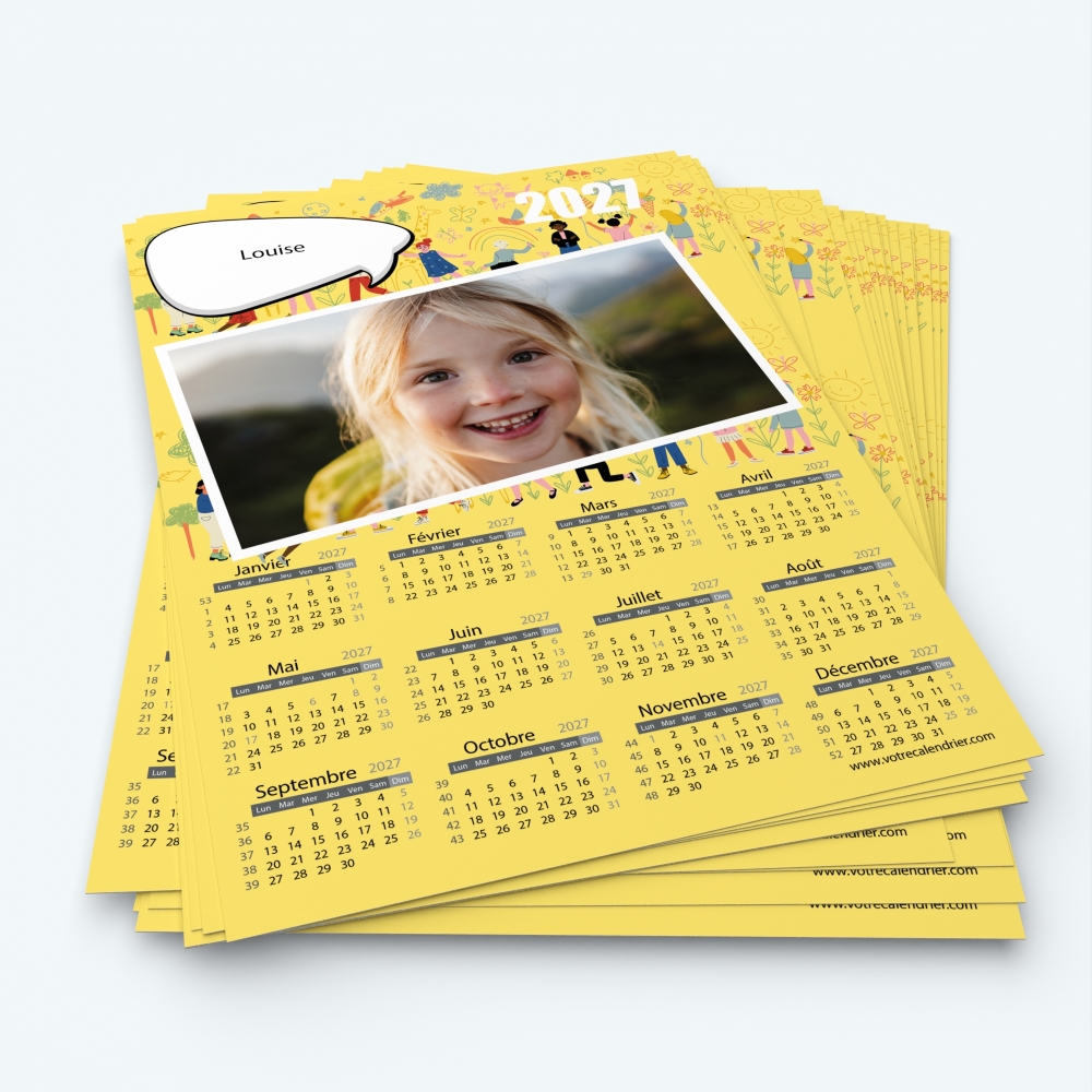 Pack multi calendriers - Minimum de commande 20 exemplaires