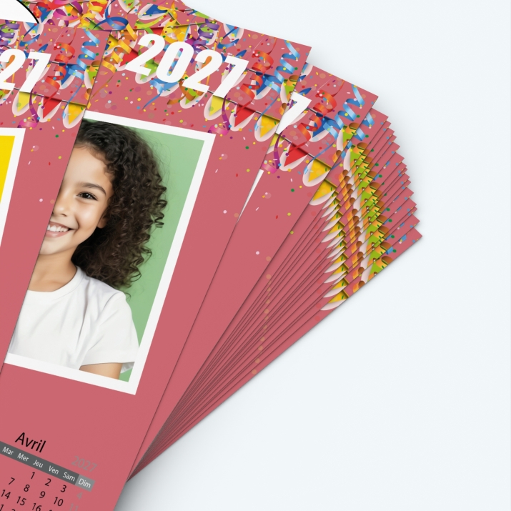 Pack multi calendriers - Papier épais rigide 400 g/m2
