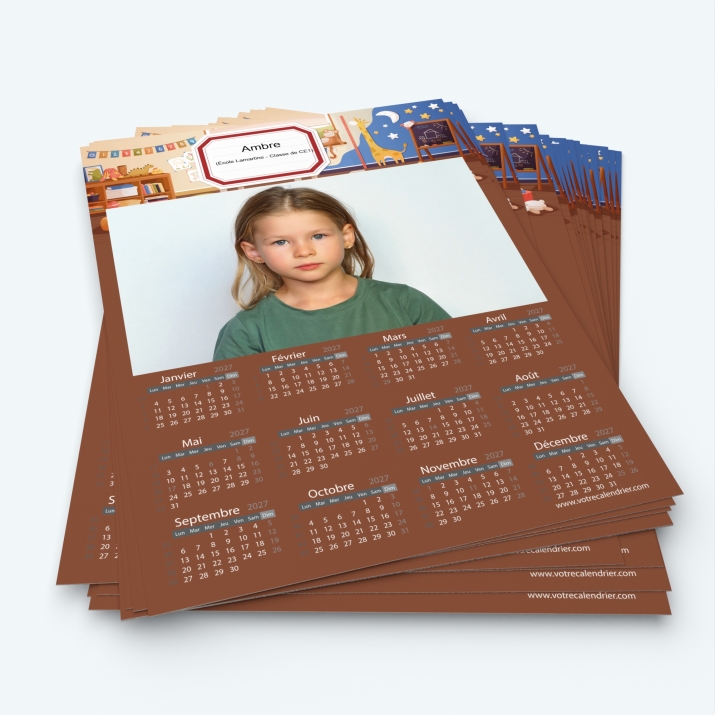 Pack multi calendriers - Minimum de commande 20 exemplaires