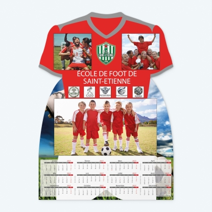 Calendrier photo Maillot de Football