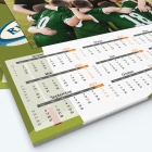 Calendrier photo Maillot de Rugby - Grille calendaire personnalisable