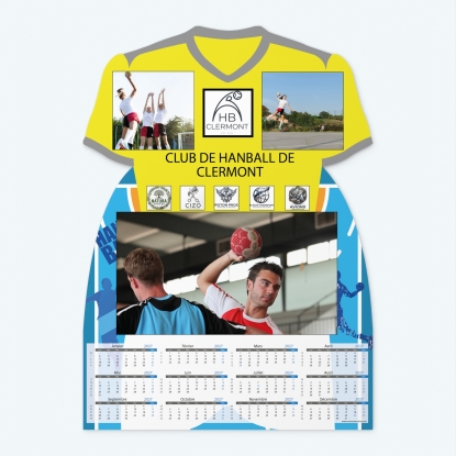 Calendrier photo Maillot de Handball