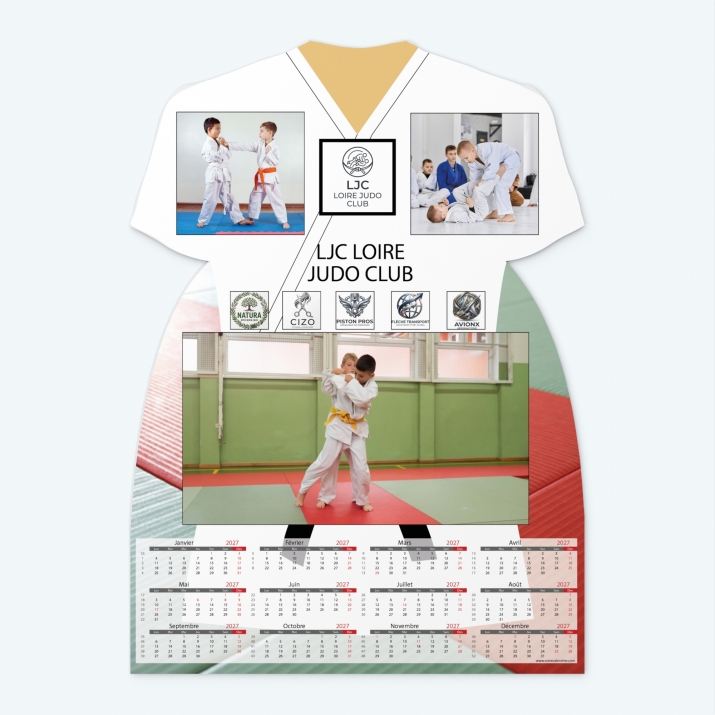 Calendrier photo Maillot de Judo