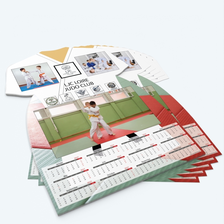 Calendrier photo Maillot de Judo - Minimum de commande : 25 exemplaires