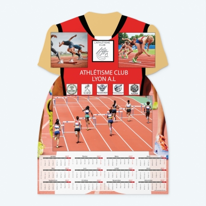 Calendrier photo Maillot Athlétisme