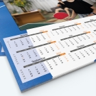 Calendrier photo Maillot Tennis de table - Grille calendaire personnalisable