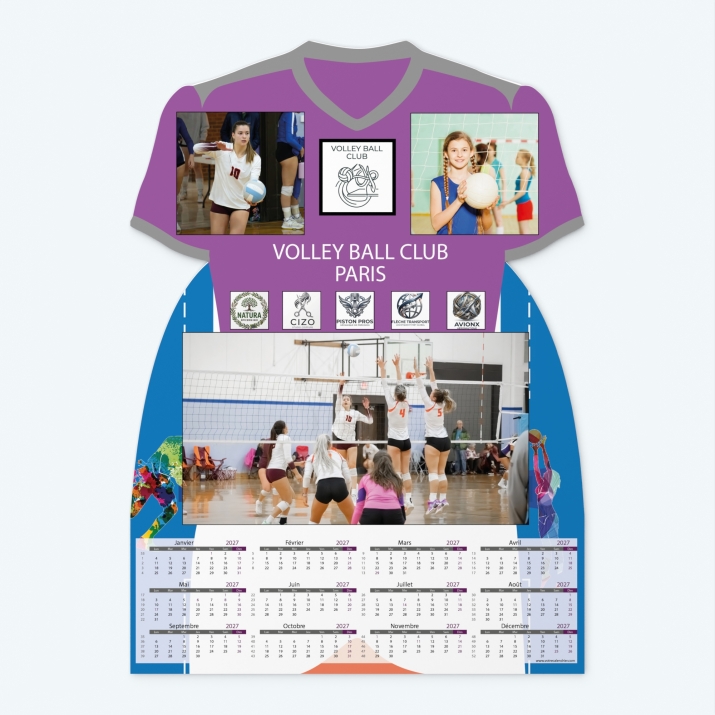 Calendrier photo Maillot de Volley