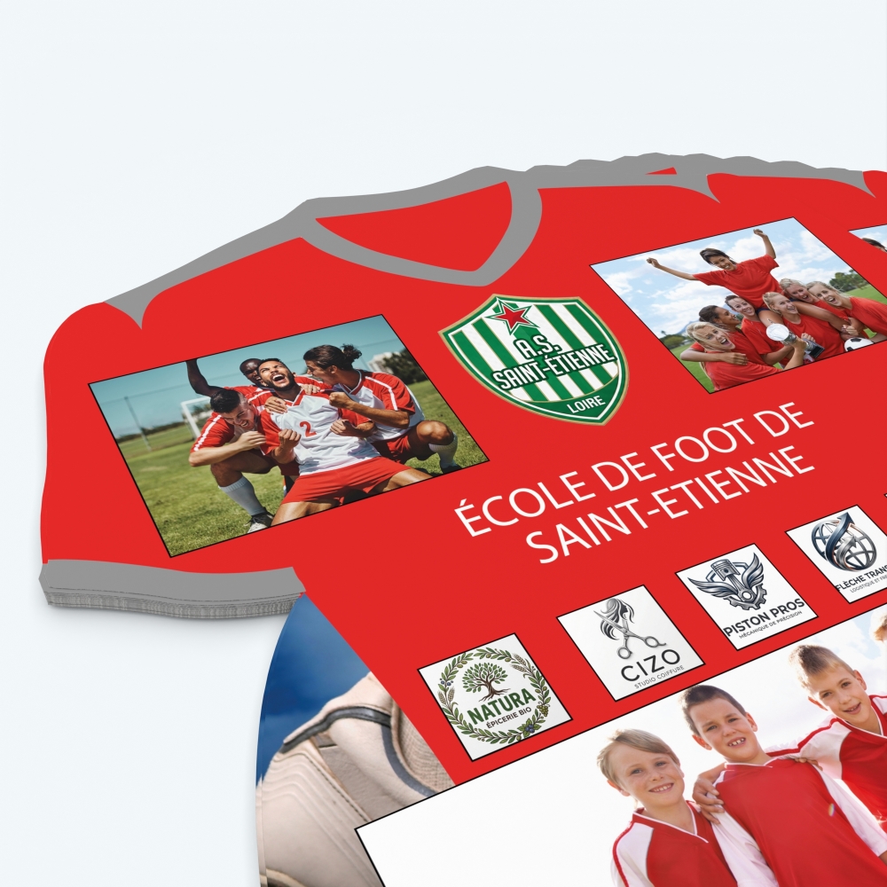 Calendrier photo Maillot de Football - Maillots à vos couleurs