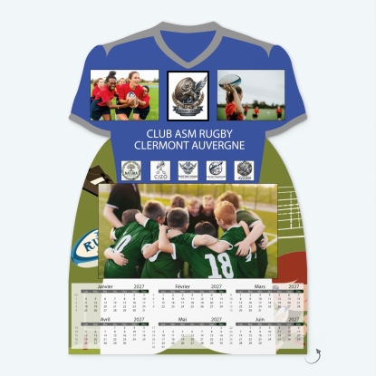 Calendrier photo Maillot de Rugby