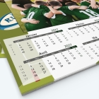 Calendrier photo Maillot de Rugby - Grille calendaire personnalisable