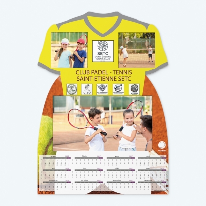 Calendrier photo Maillot de Tennis