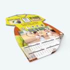 Calendrier photo Maillot de Tennis - Impression recto/verso pour plus de photos