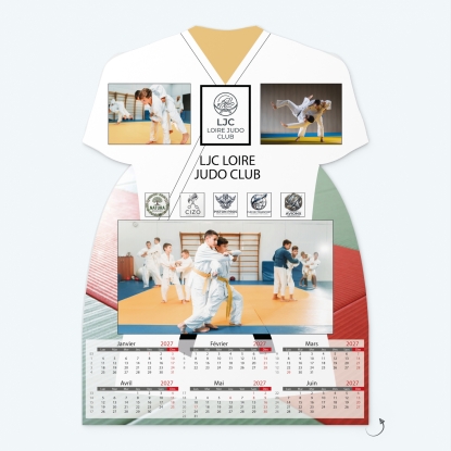 Calendrier photo Maillot de Judo