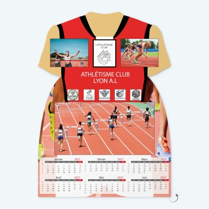 Calendrier photo Maillot Athlétisme