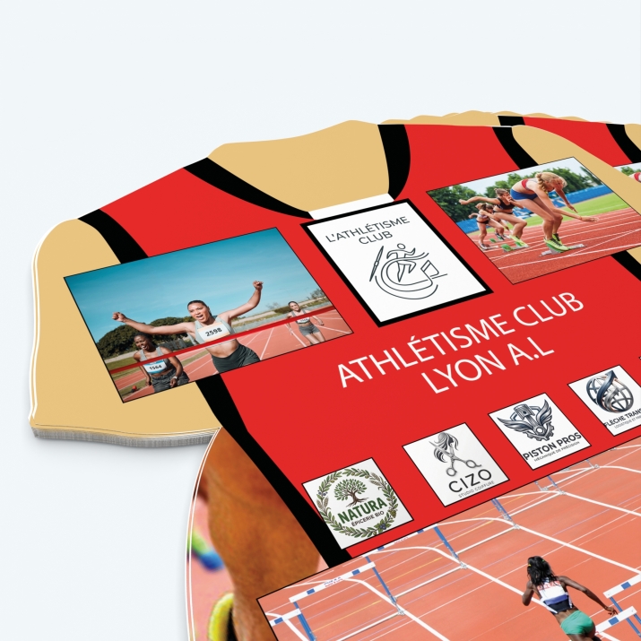 Calendrier photo Maillot Athlétisme - Maillots à vos couleurs