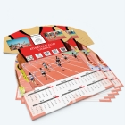 Calendrier photo Maillot Athlétisme - Minimum de commande : 25 exemplaires