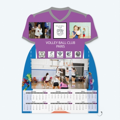 Calendrier photo Maillot de Volley