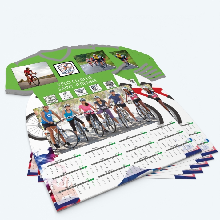 Calendrier photo Maillot de Vélo - Minimum de commande : 25 exemplaires