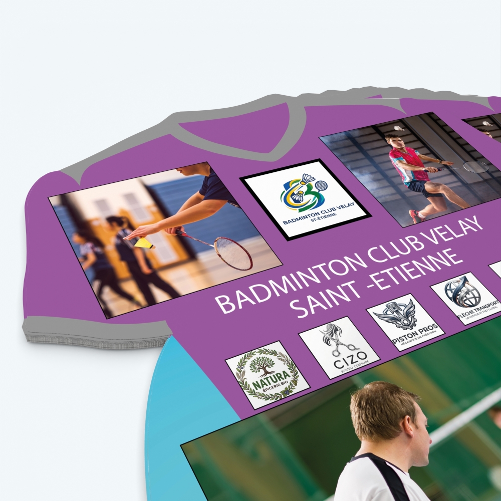 Calendrier photo Maillot de Badminton - Maillots à vos couleurs