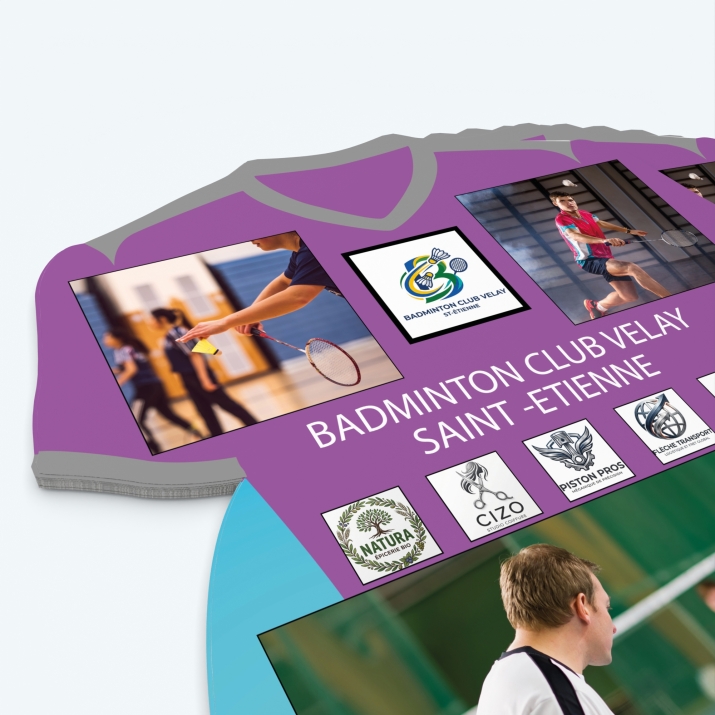 Calendrier photo Maillot de Badminton - Maillots à vos couleurs