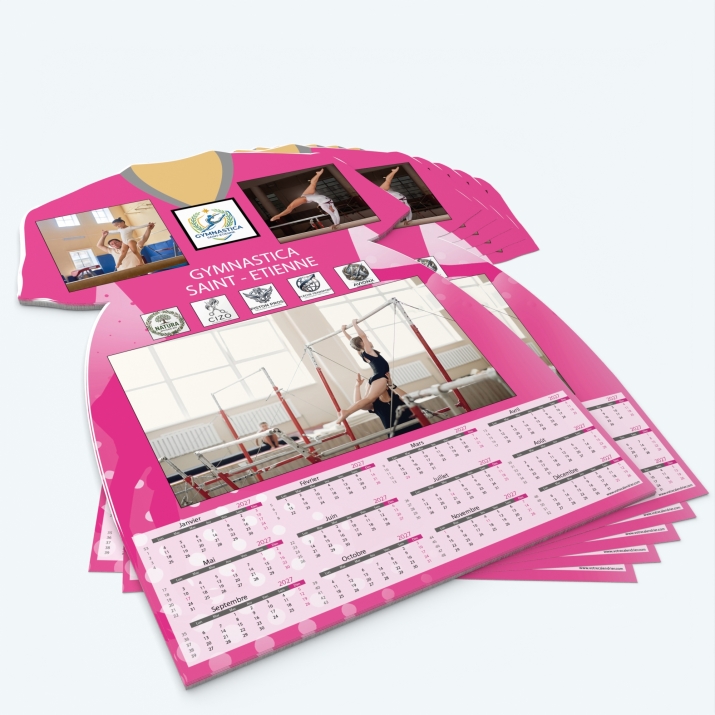Calendrier photo Maillot de Gym - Minimum de commande : 25 exemplaires