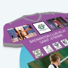 Calendrier photo Maillot de Badminton - Maillots à vos couleurs