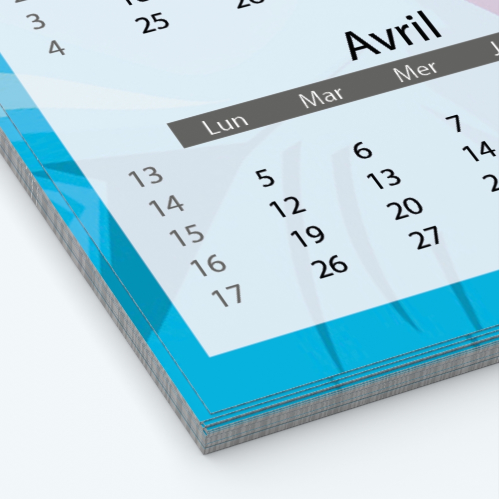 Calendrier photo Maillot de Danse - Papier épais rigide 400 g/m2