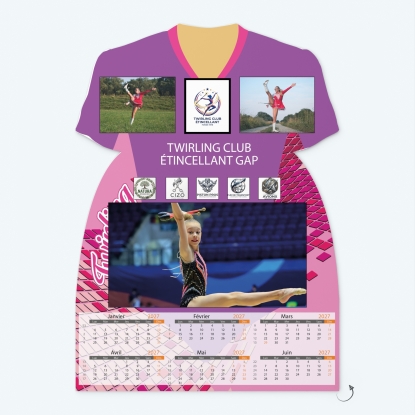 Calendrier photo Maillot de Twirling