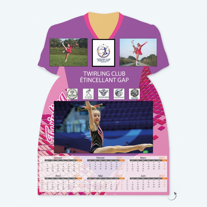 Calendrier photo Maillot de Twirling