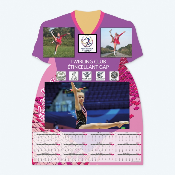 Calendrier photo Maillot de Twirling