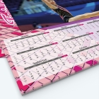 Calendrier photo Maillot de Twirling - Grille calendaire personnalisable