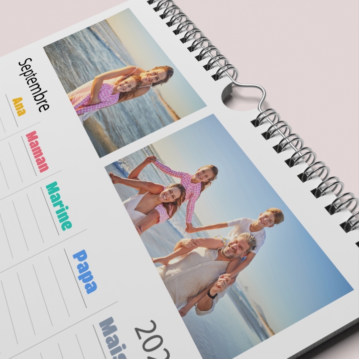 Calendrier photo familial