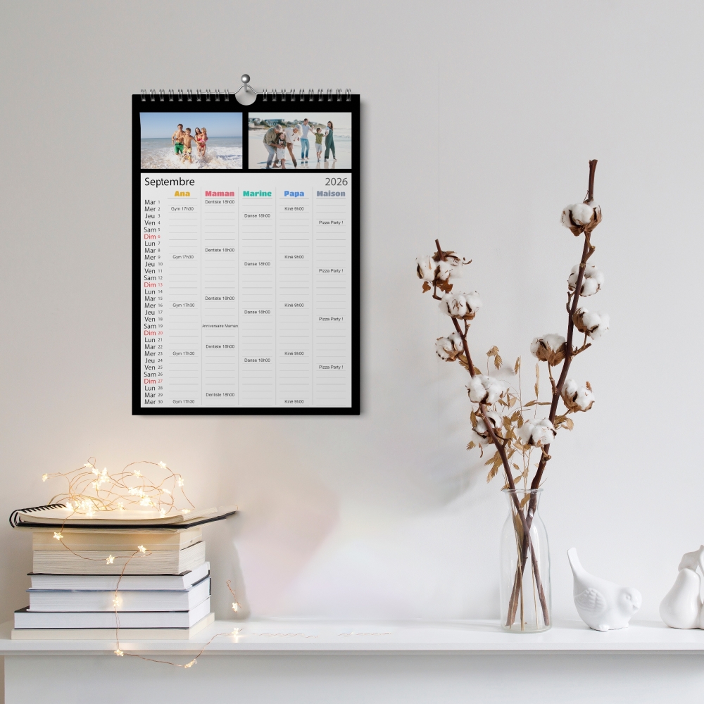 Calendrier photo familial