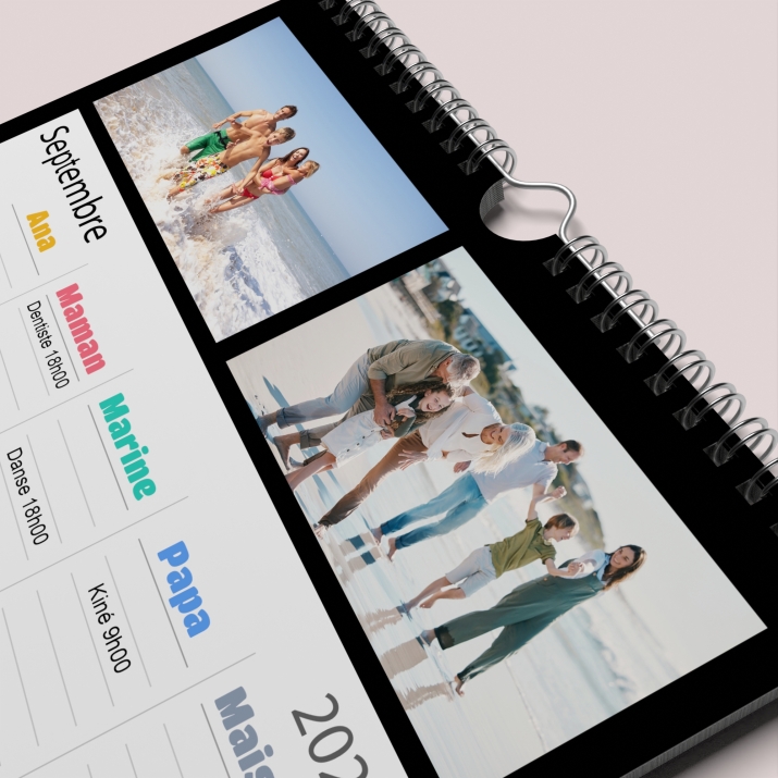 Calendrier photo familial