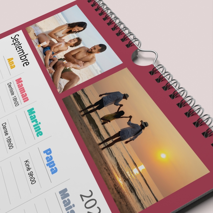 Calendrier photo familial