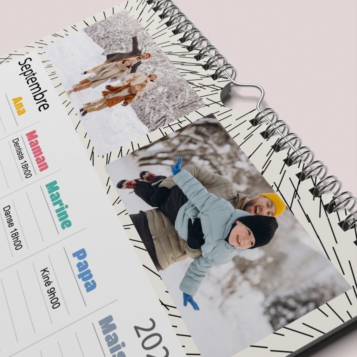 Calendrier photo familial