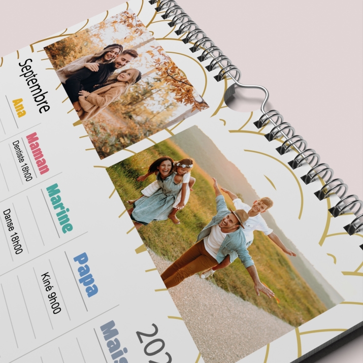 Calendrier photo familial