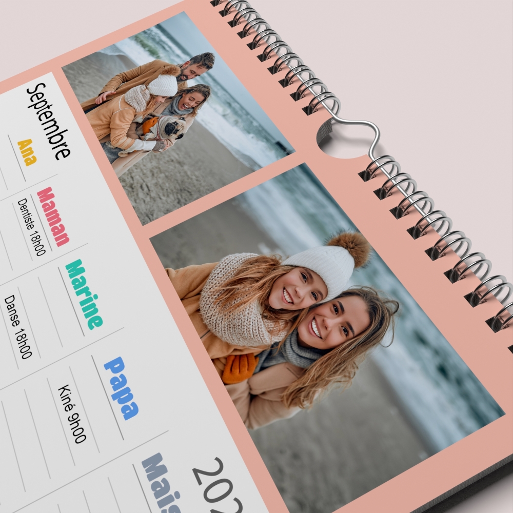 Calendrier photo familial