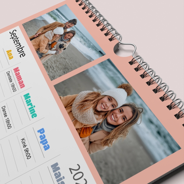 Calendrier photo familial