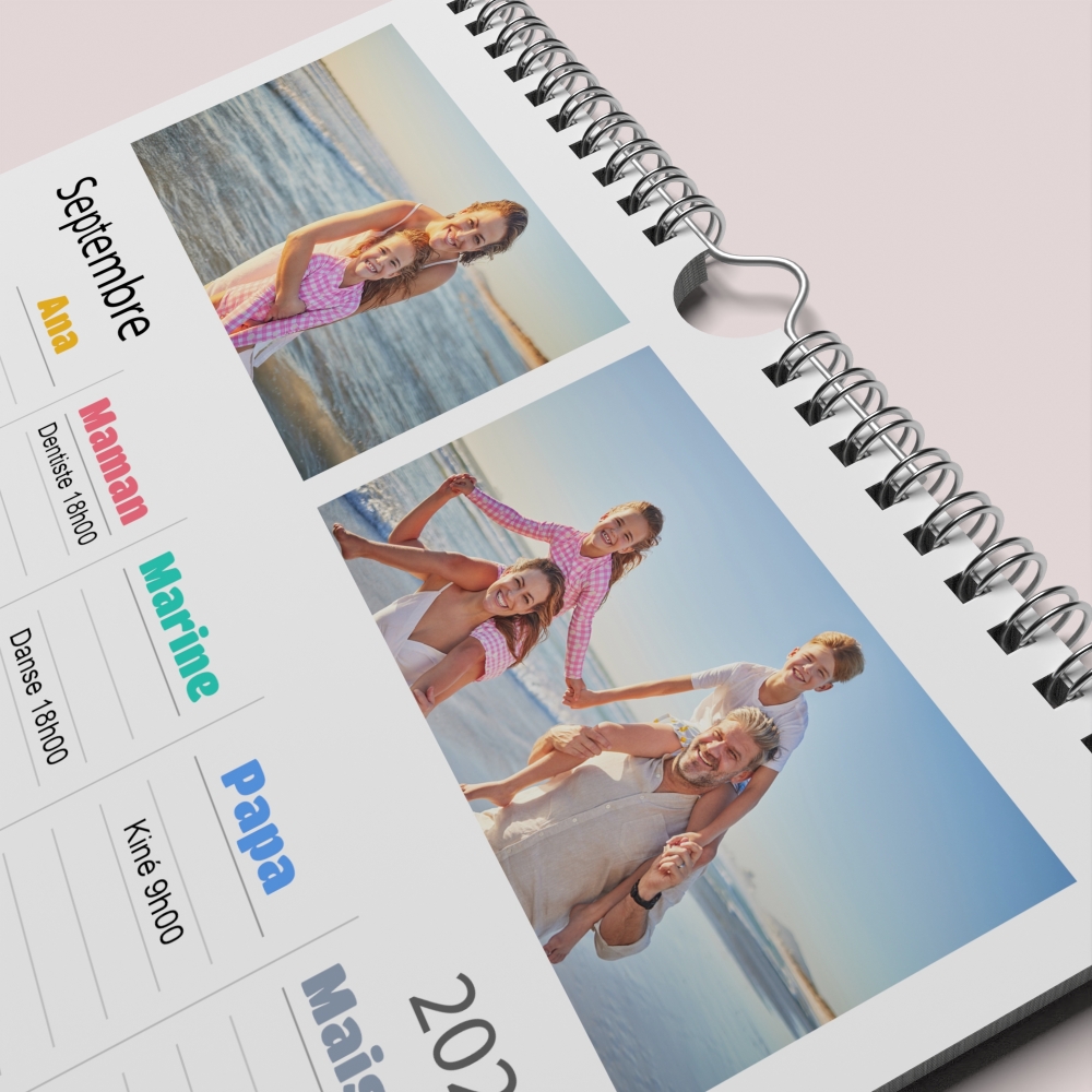 Calendrier photo familial