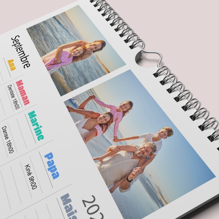 Calendrier photo familial