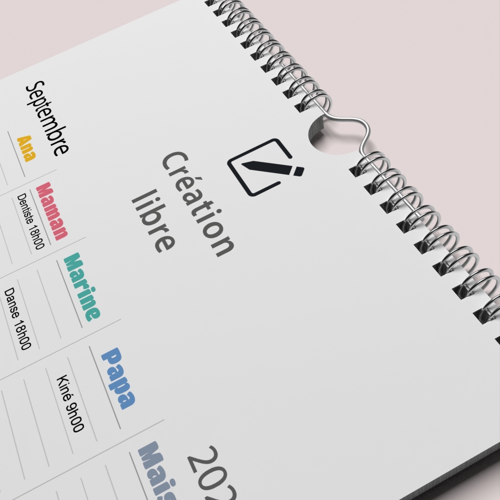 Calendrier photo familial