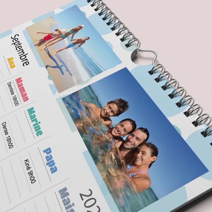 Calendrier photo familial