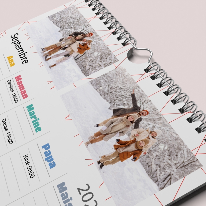 Calendrier photo familial