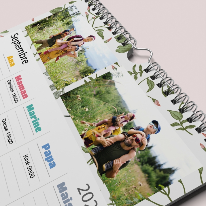 Calendrier photo familial