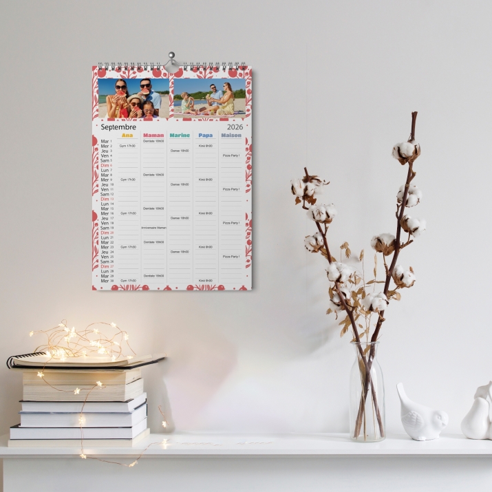 Calendrier photo familial