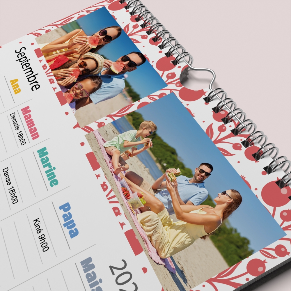 Calendrier photo familial