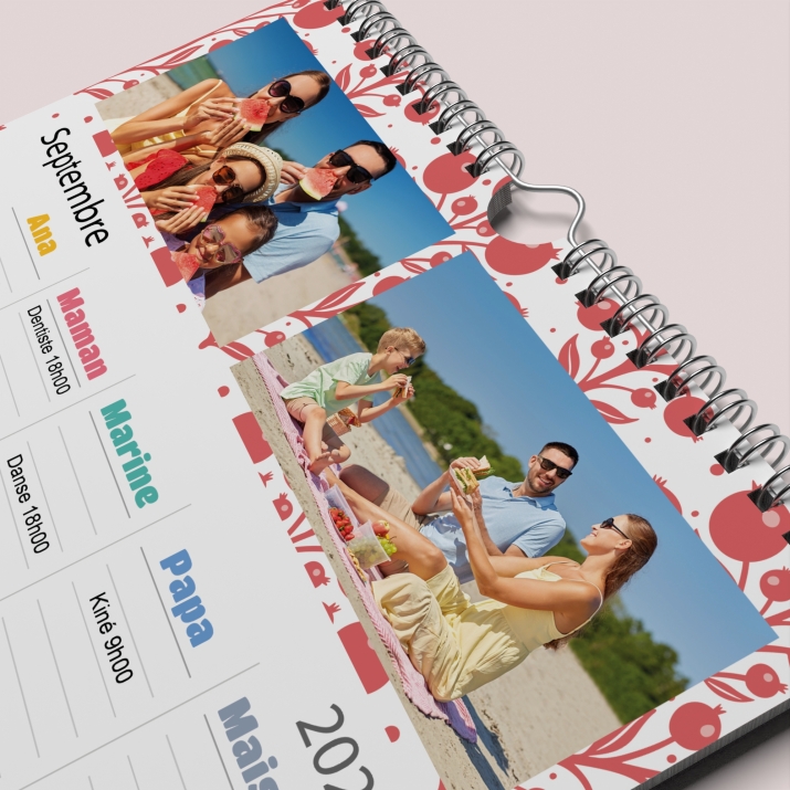 Calendrier photo familial