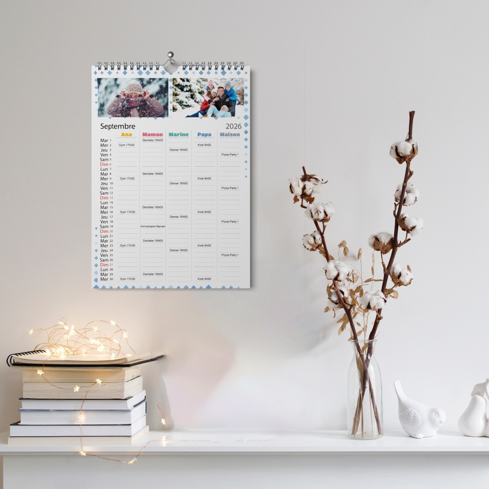 Calendrier photo familial